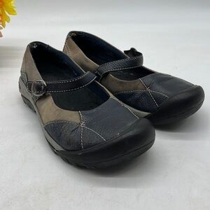 Keen Pricideo  Blace Tan MaryJane Clog Size 40. KET2403B